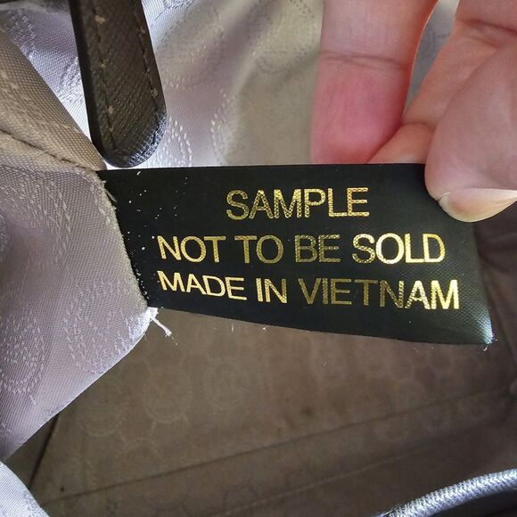 Michael Kors Grey Leather Medium Ava Top Handle Bag With Crossbody Strap - Picture 3 of 6